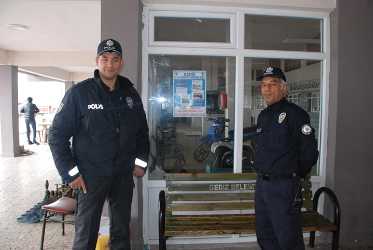 Gediz Polisinden Afişli Uyarı