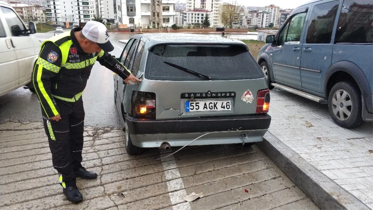 Samsun\'da Zincirleme Trafik Kazası: 2 Yaralı