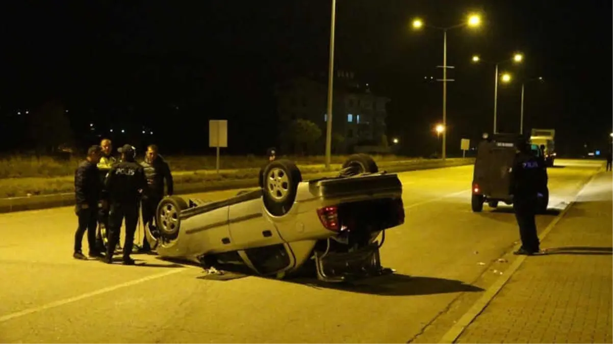 Tunceli-Elazığ Karayolunda Otomobil Takla Attı: 3 Yaralı