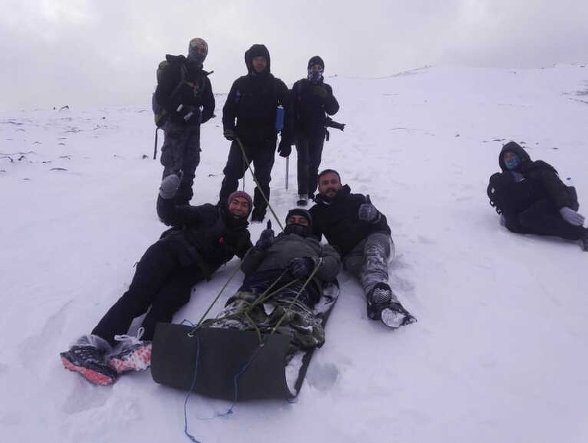 3 Bin 684 Rakımlı Dağda Kurtarma Operasyonu