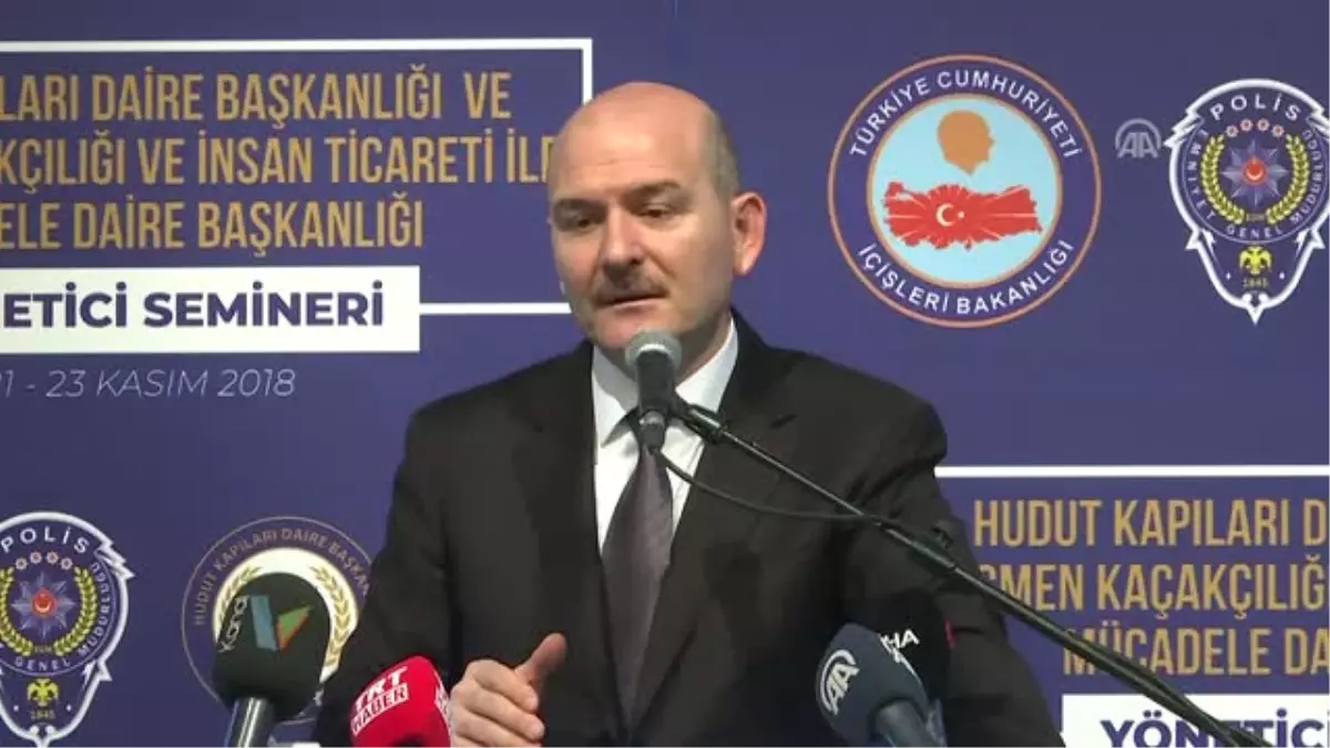 Bakan Soylu: "Kolluk Kuvvetlerimiz Büyük Bir Gayret İçerisindedir"