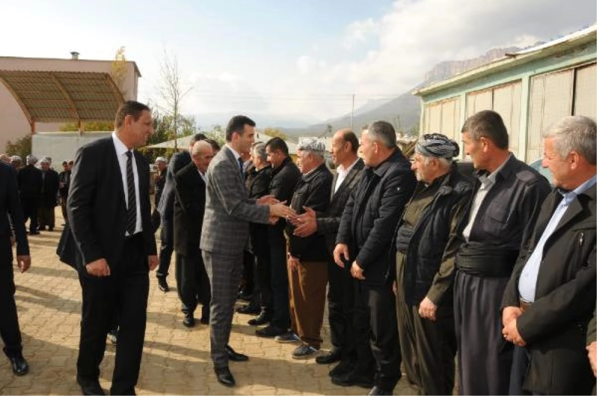 Derecik Kaymakamı, Kurban Kesilerek Karşılandı