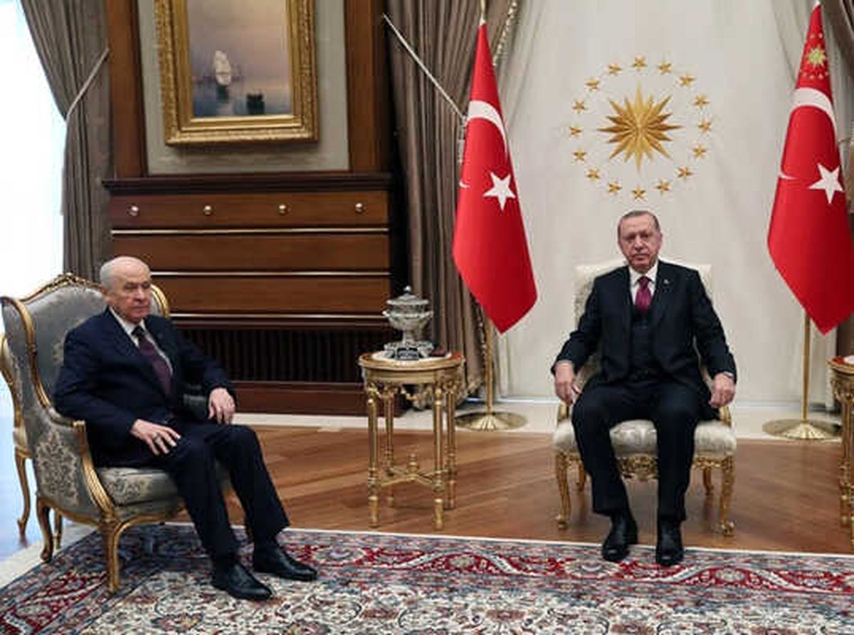 Erdoğan-Bahçeli Görüşmesi Başladı