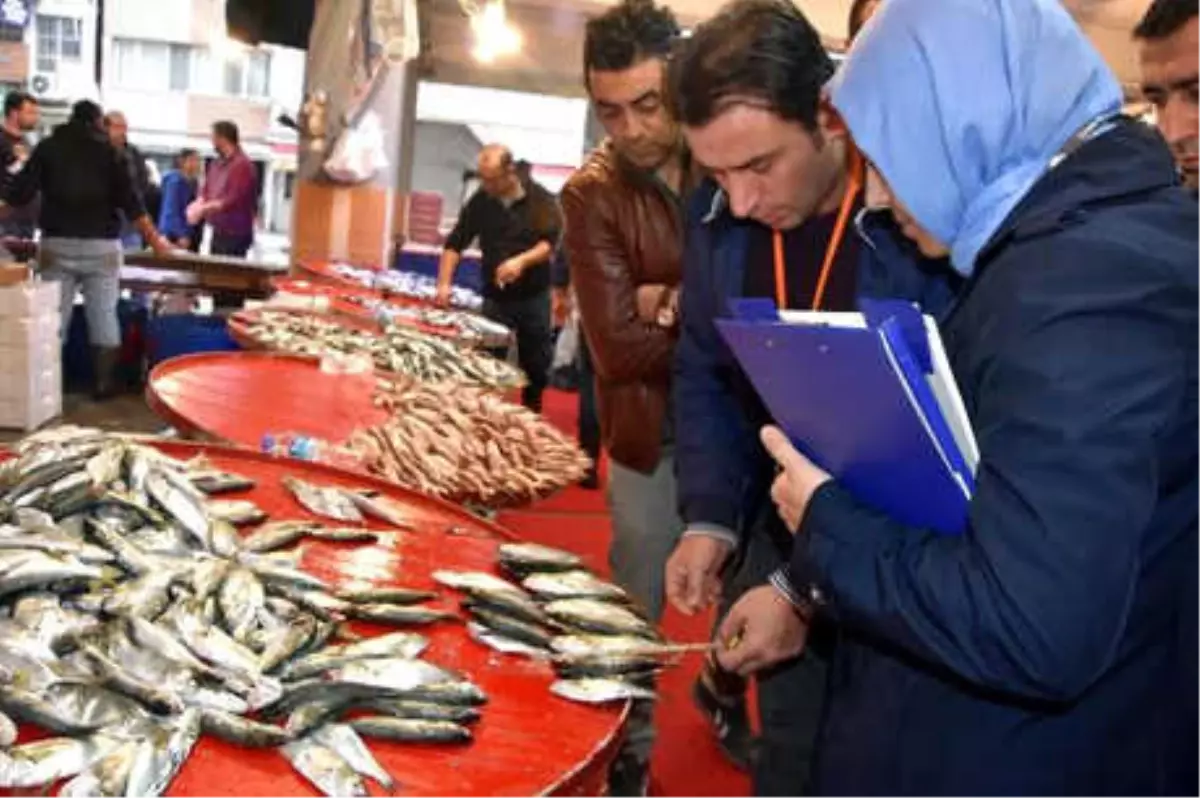 İzmir\'de Balık Tezgahlarında Çinekop Denetimi Yapıldı