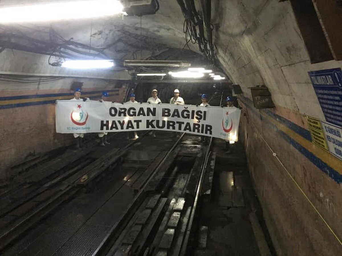 Organ Bağışı İçin Yerin 750 Metre Altına İndiler