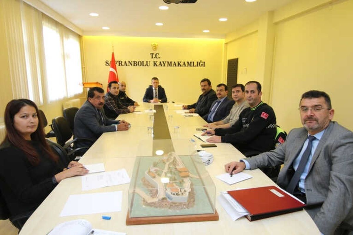 Safranbolu\'da Kış Mevsimi Trafik Tedbirleri Toplantısı Yapıldı