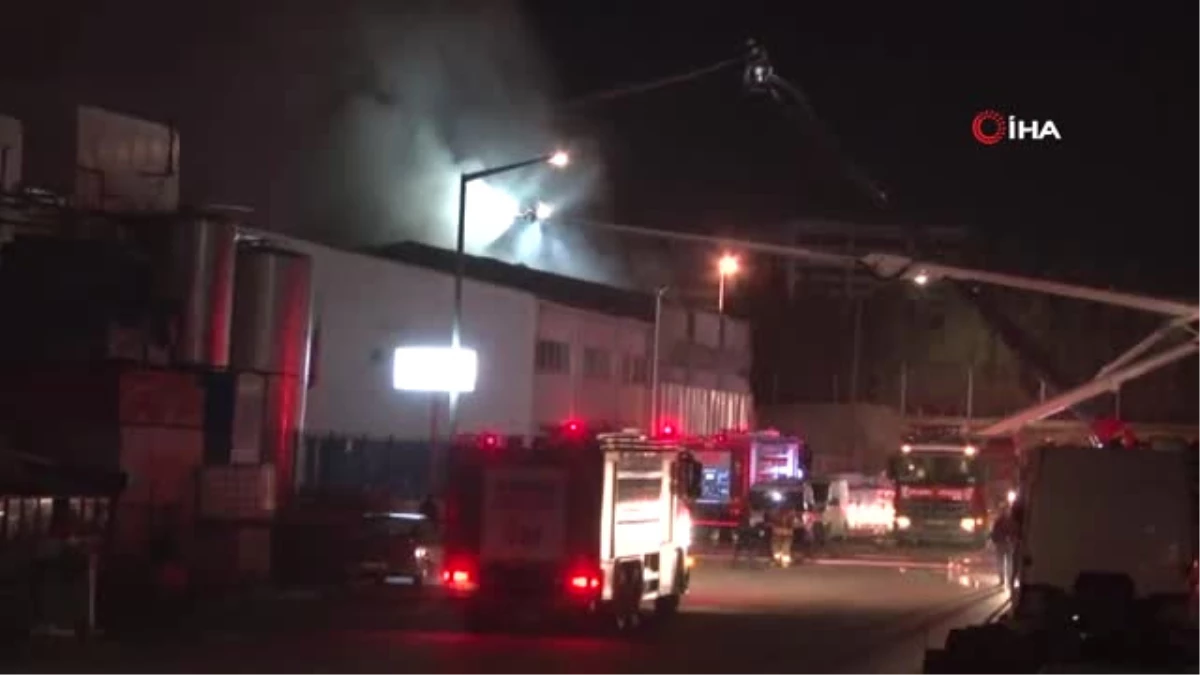 Tuzla\'da Plastik Boya Fabrikasında Korkutan Yangın