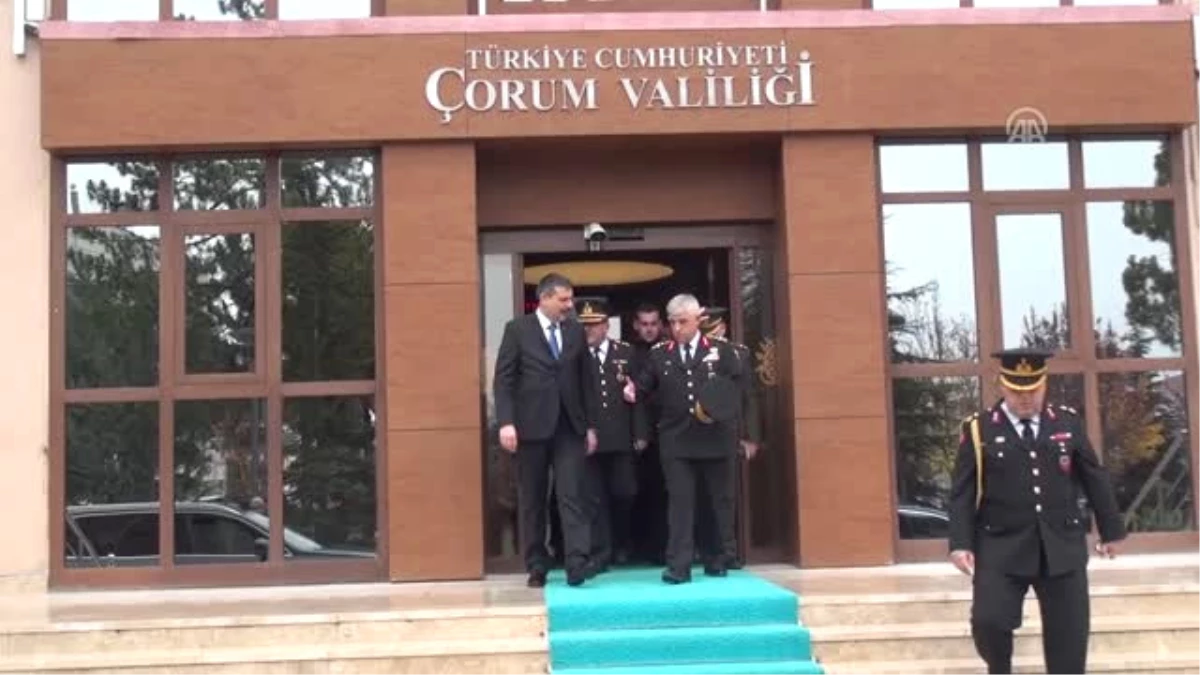 Jandarma Genel Komutanı Orgeneral Çetin, Vali Çiftçi\'yi Ziyaret Etti