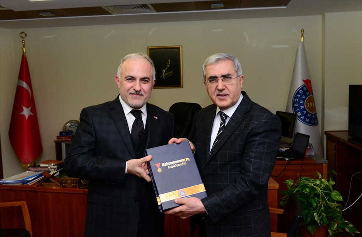Kahramanmaraş Sütçü İmam Üniversitesi Rektörü Can\'a Ziyaretler