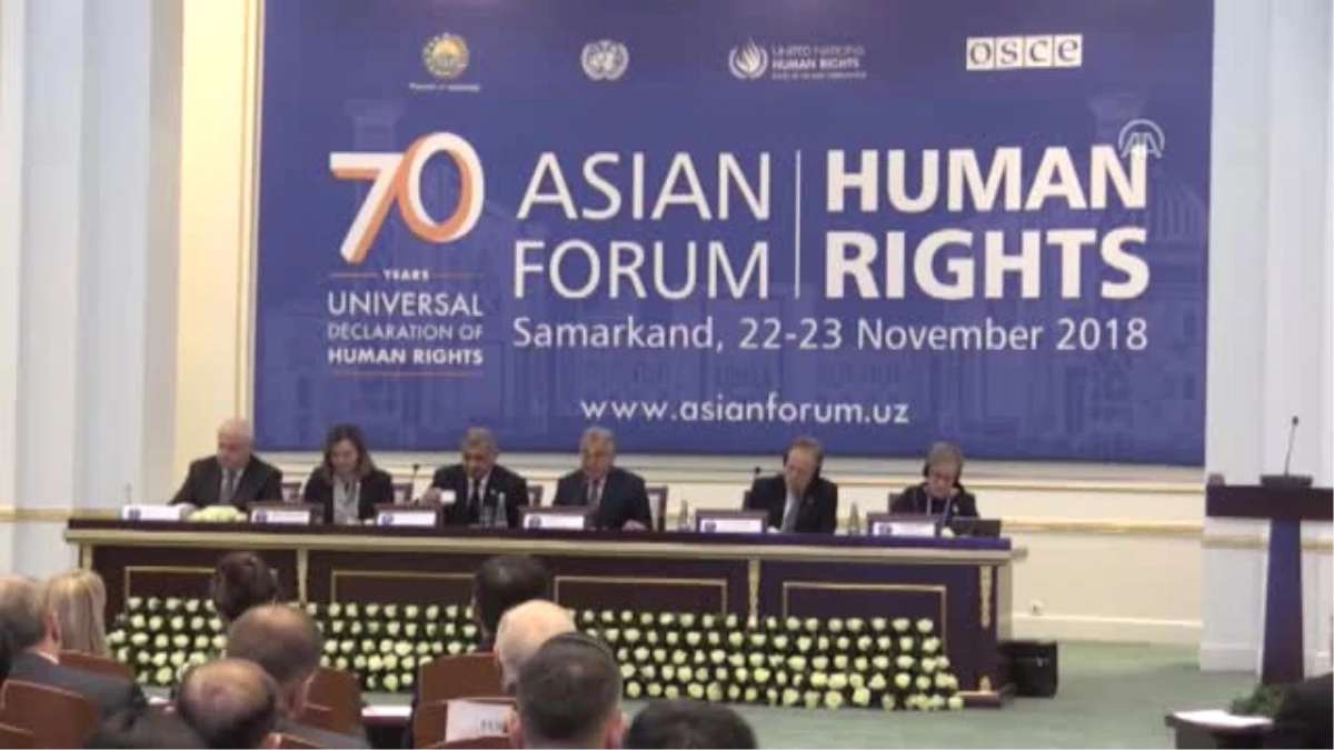Özbekistan\'da İnsan Hakları Asya Forumu - Semerkant