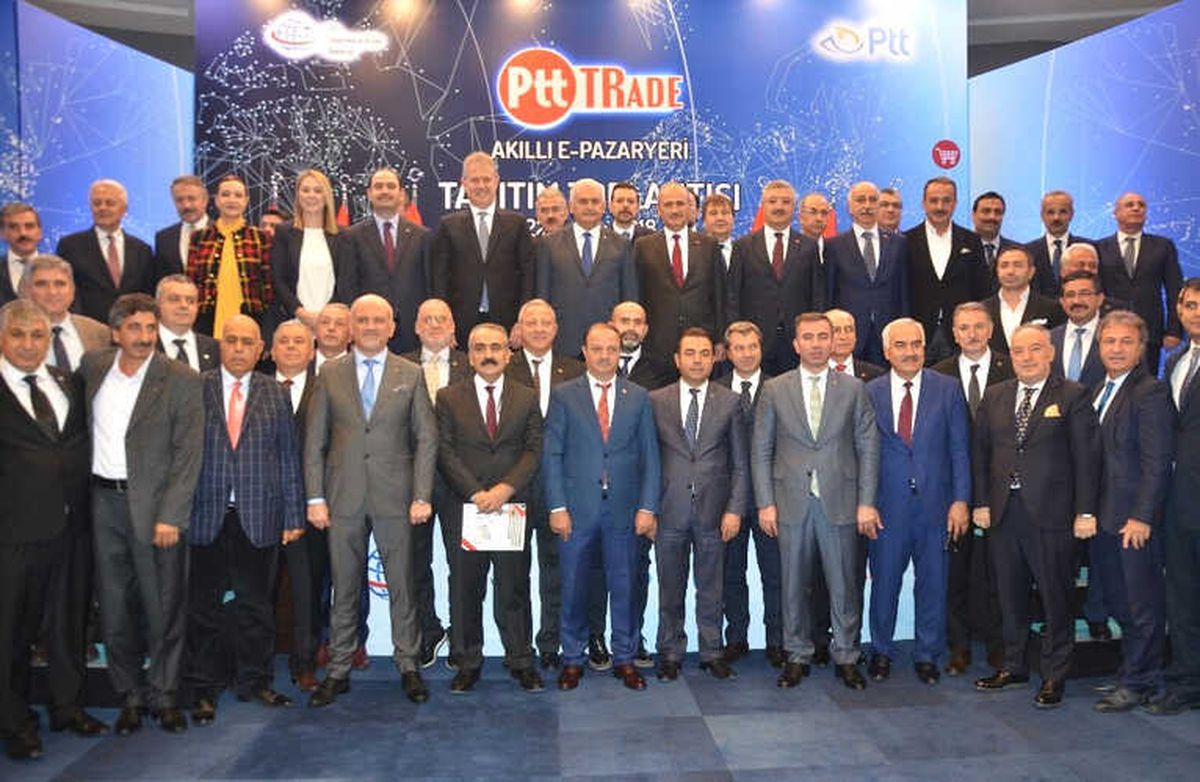 TBMM Başkanı Yıldırım, PTT Trade\'i Açtı