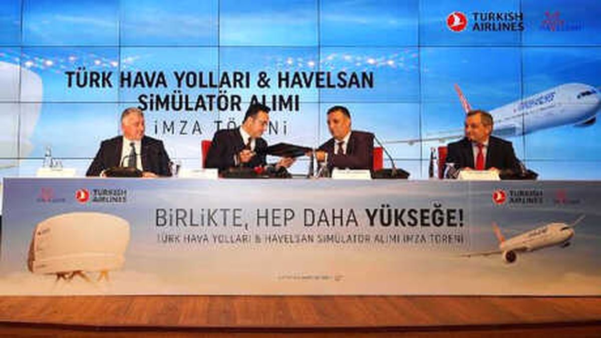 THY ve Havelsan Arasında 5 Yeni Simülatör İçin İmzalar Atıldı