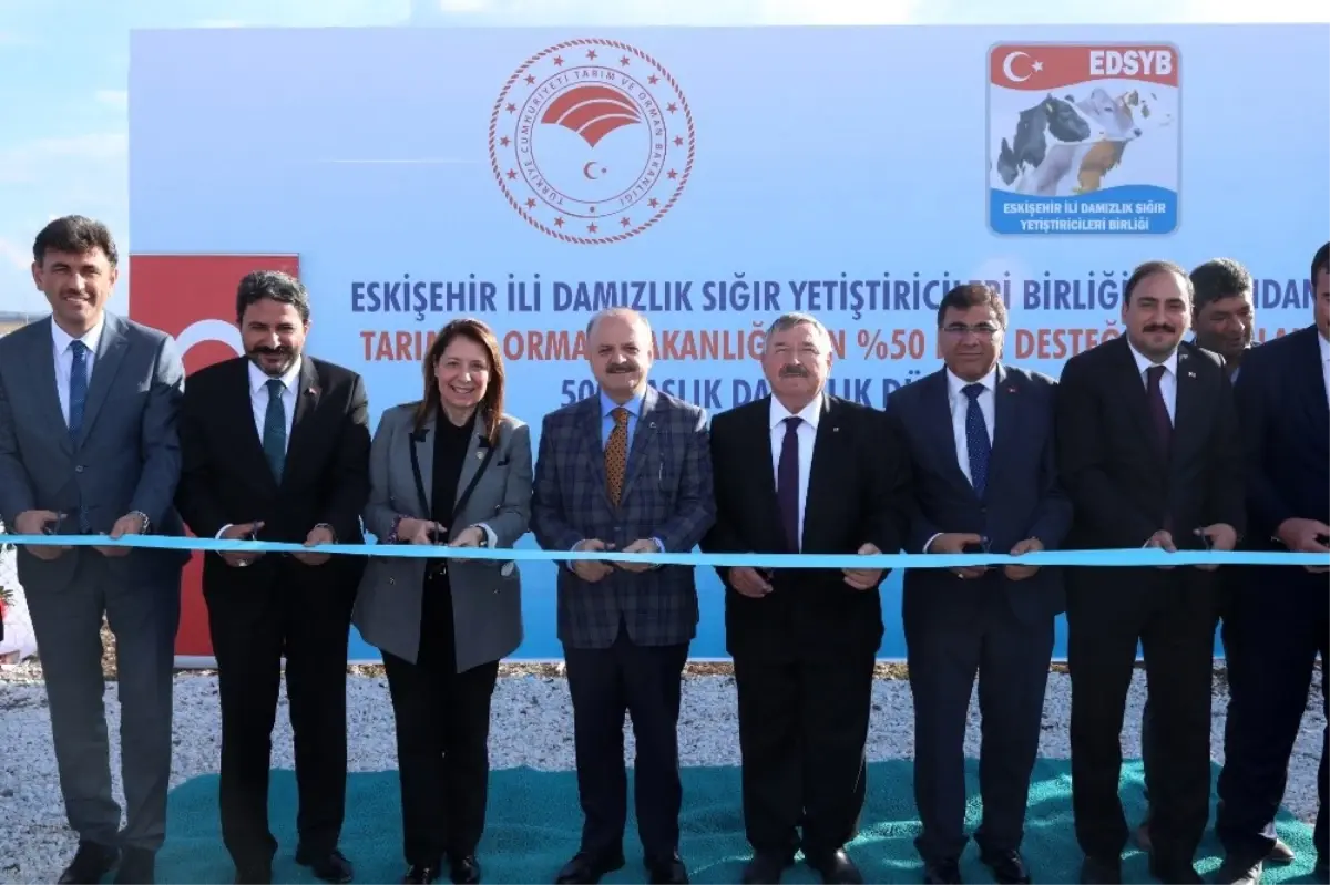 500 Başlık Damızlık Düve İşletmesi Törenle Açıldı