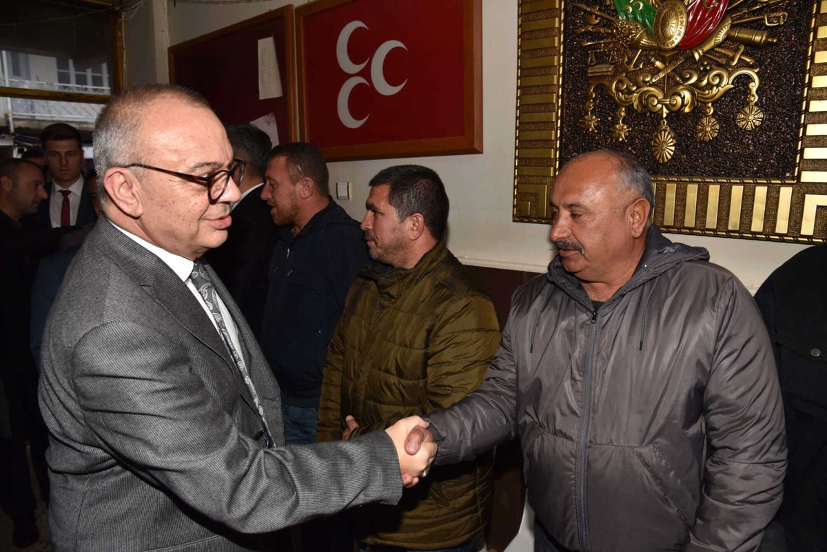 Başkan Ergün\'den Alaşehir İlçe Teşkilatına Ziyaret