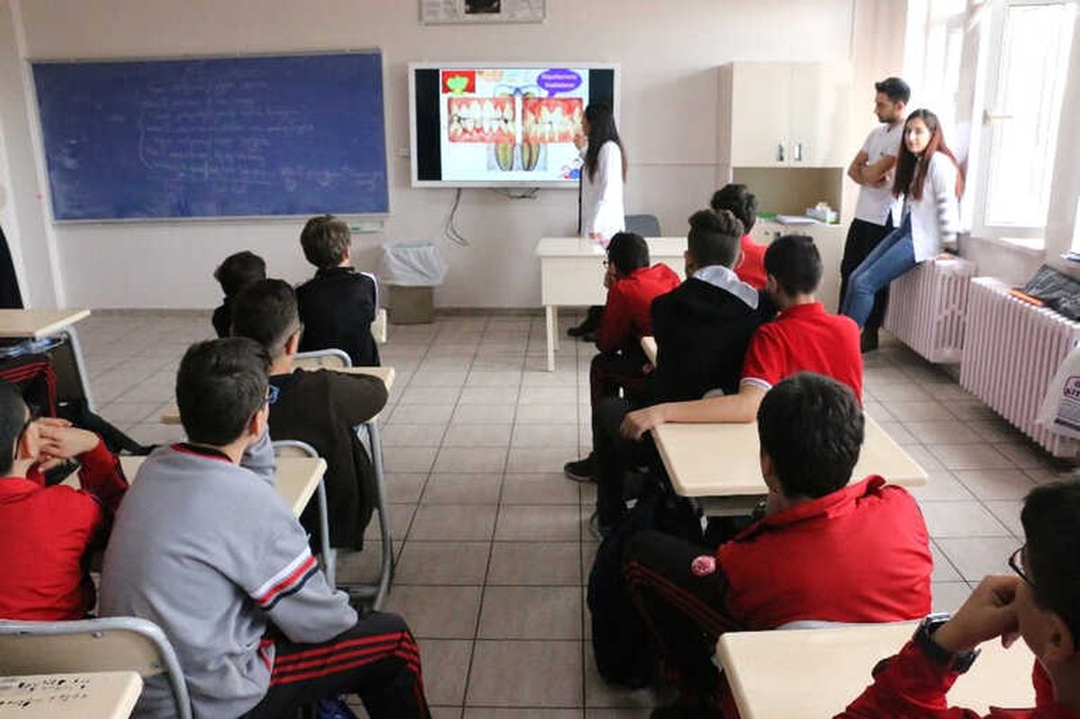 Cü Vakfı Okulları Öğrencilerine Ağız ve Diş Taraması