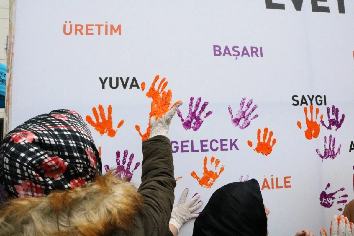Kahramanmaraş\'ta Kadına Şiddete Hayır Etkinliği