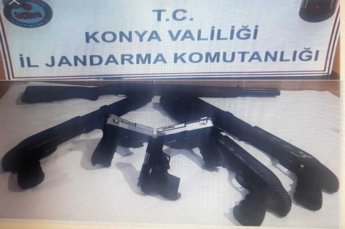 Konya\'da Jandarmadan Silah Operasyonu