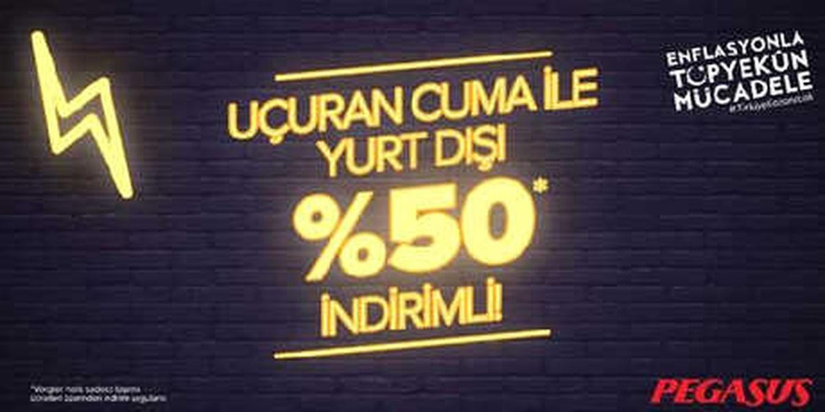 Pegasus\'tan "Uçuran Cuma" Kampanyası
