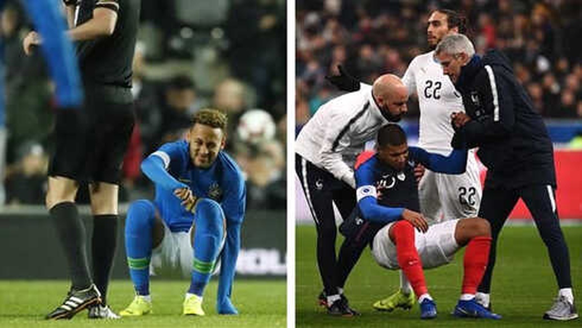 Psg\'nin Yıldızları Neymar ve Mbappe Sakatlandı