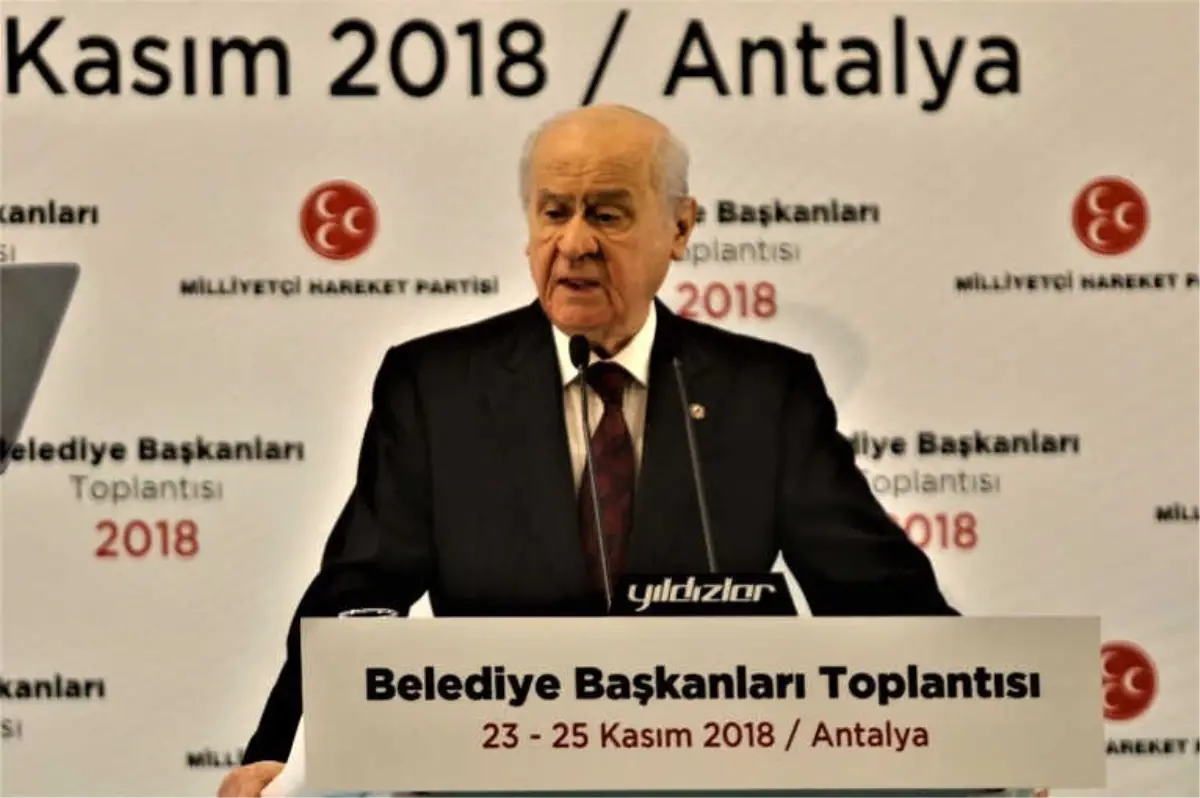 Bahçeli: "İstanbul\'un Yanı Sıra İzmir ve Ankara\'da da Aday Çıkarmayacağız"