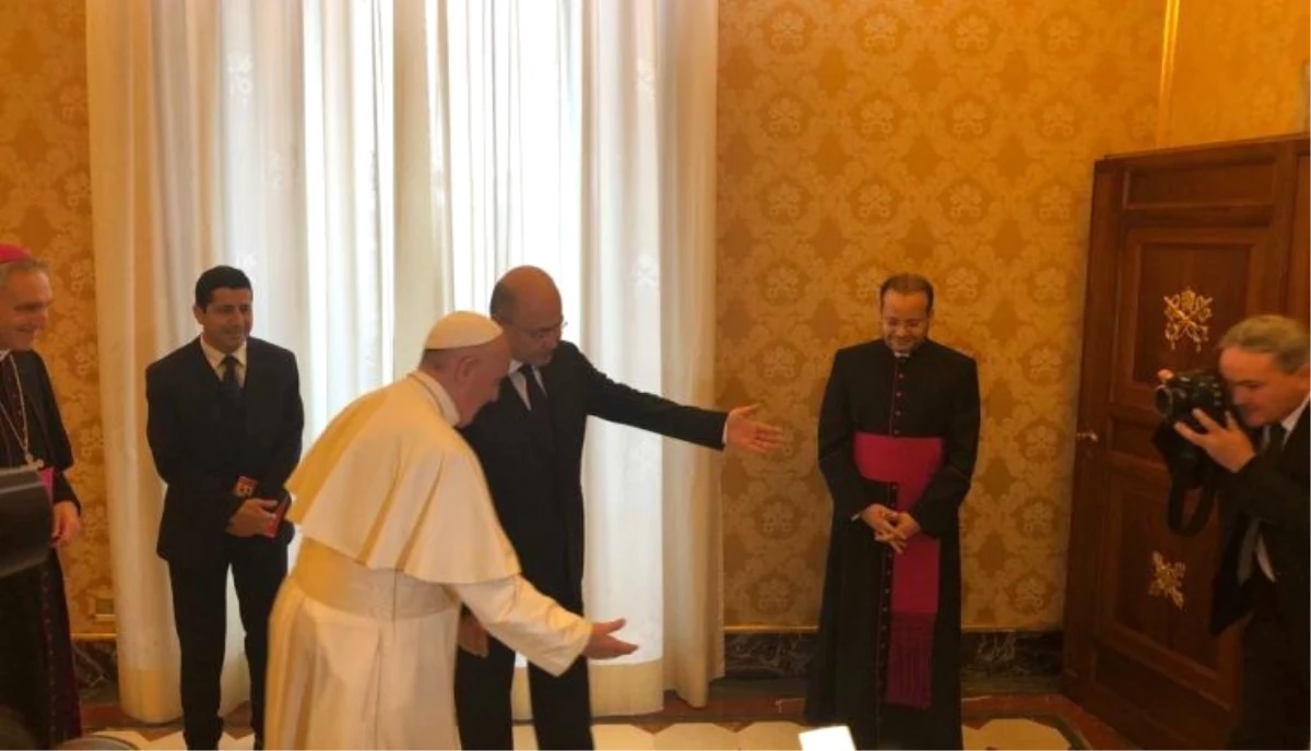Irak Cumhurbaşkanı Salih\'den Papa\'ya Ziyaret
