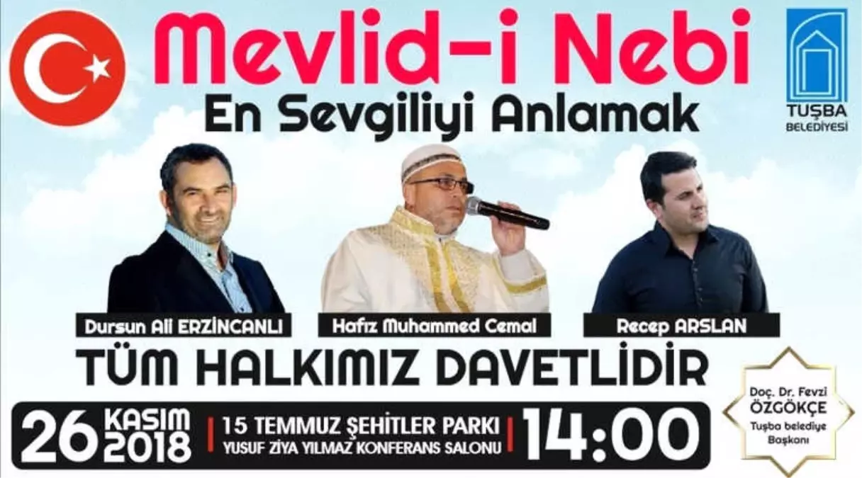 Tuşba Belediyesi\'nden Mevlid-İ Nebi Programı