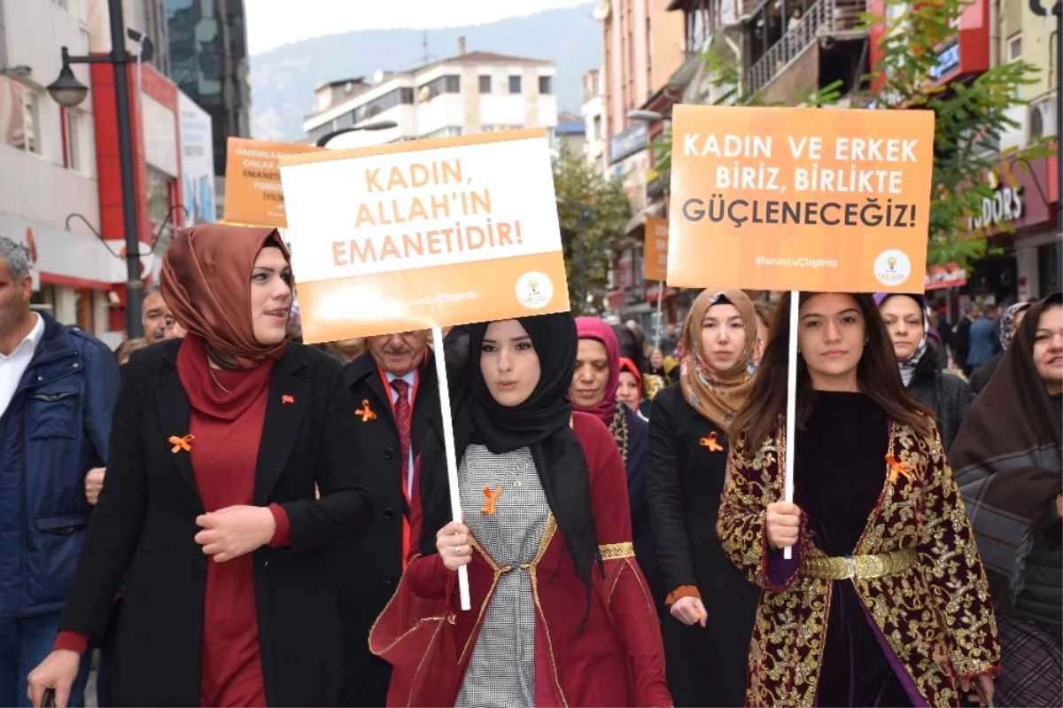 AK Parti Kadın Kollarından Kadına Yönelik Şiddetle Mücadeleye Destek