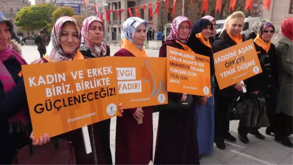 Ak Partili Kadınlar, \'Şiddete Hayır\' İçin Yürüdü