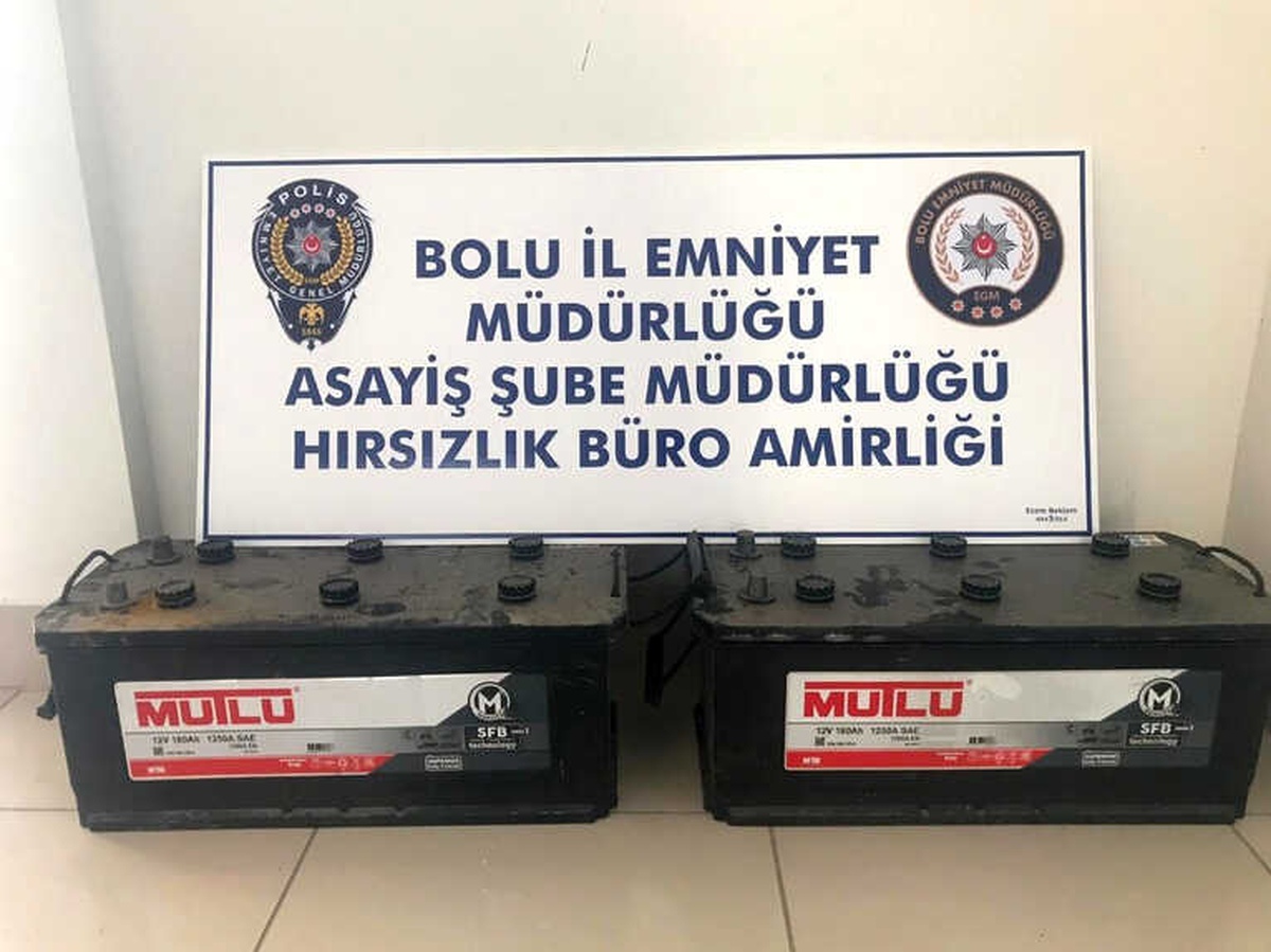 Bolu\'da, Akü Hırsızları Adliyeye Sevk Edildi