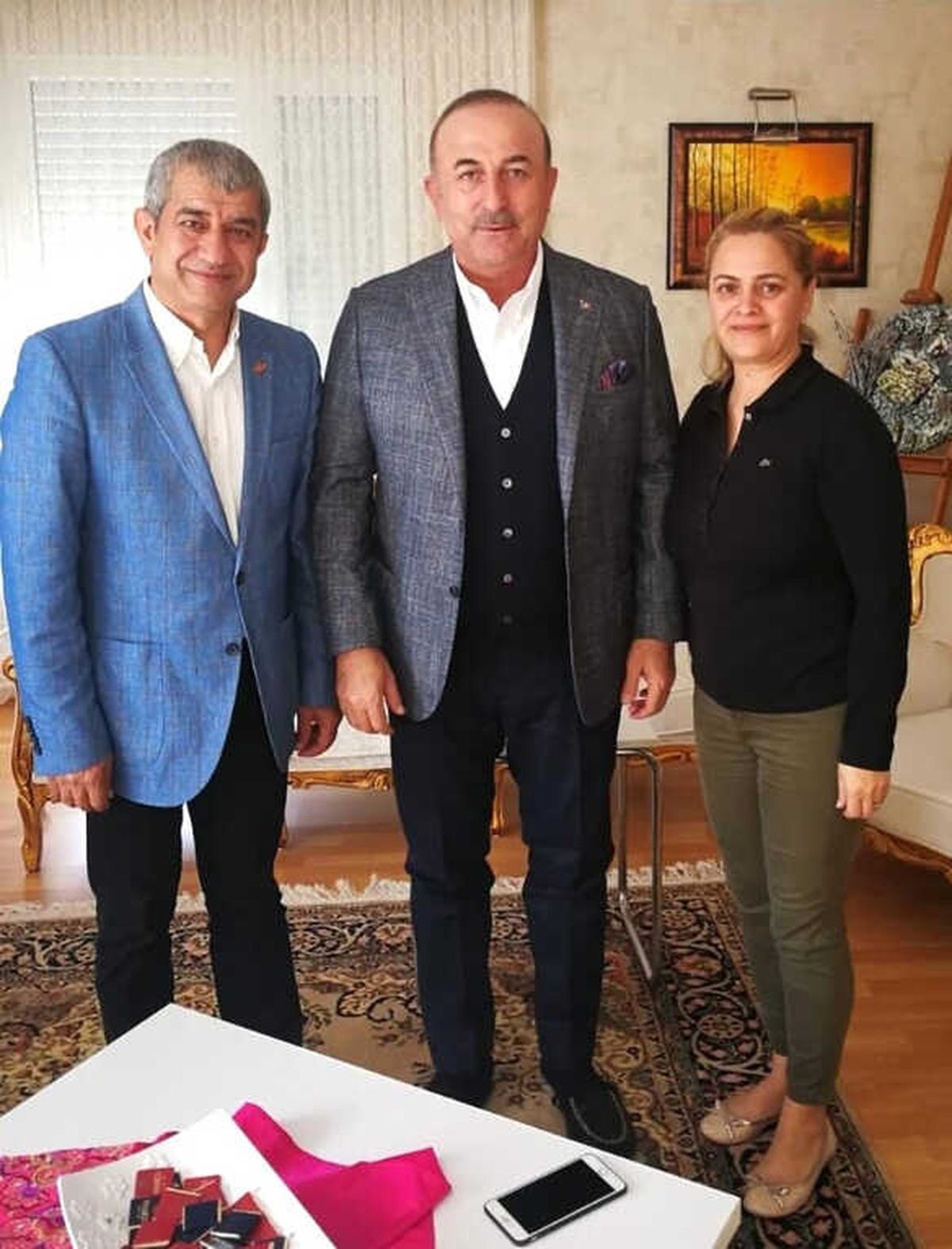 Dışişleri Bakanı Çavuşoğlu\'ndan Agc Başkanı Yeni\'ye Taziye Ziyareti