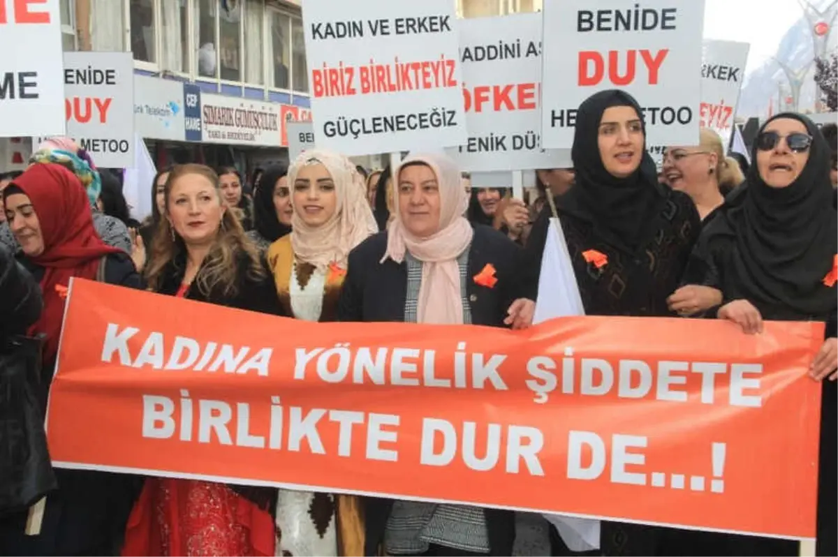 Hakkarili Kadınlar, Kadına Yönelik Şiddete Karşı Yürüdü