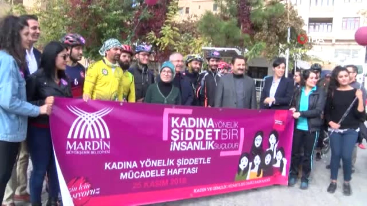 Mardin\'de Kadına Şiddete Karşı Pedal Çevrildi