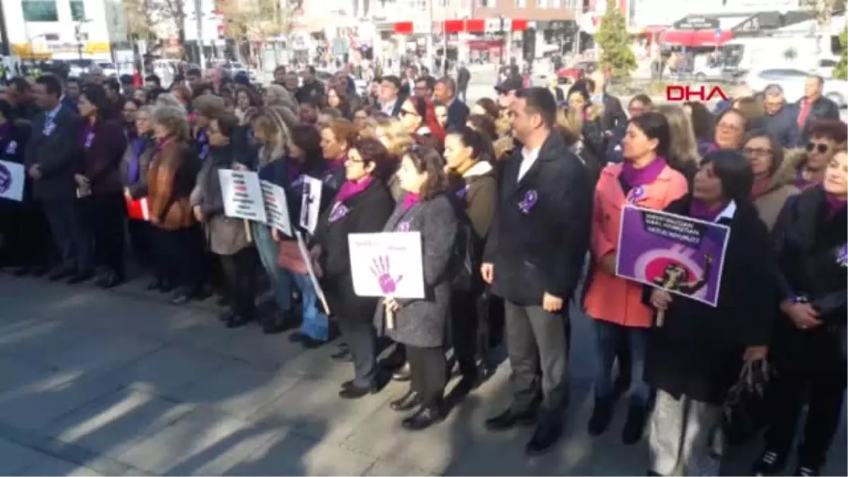 Tekirdağ CHP\'li Kadınlar, Kadına Şiddeti Kınadı