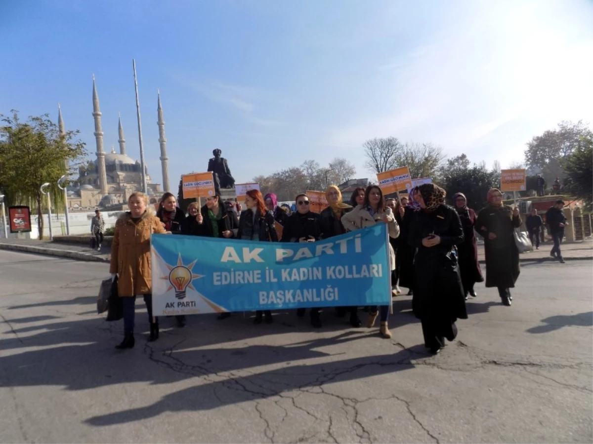 Turuncu Kurdelerle Farkındalık Oluşturmak İçin Yürüdüler