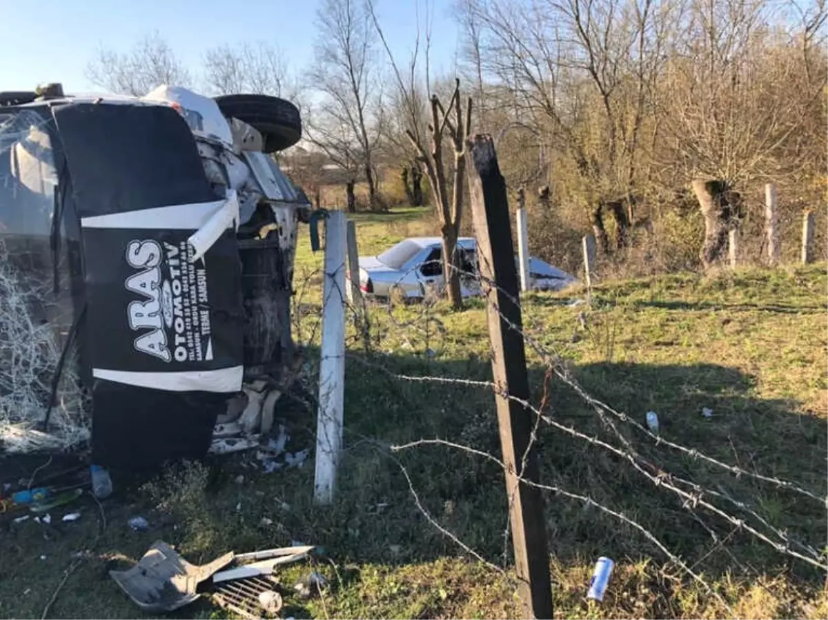 Zonguldak\'ta Trafik Kazası: 1\'i Ağır, 4 Yaralı