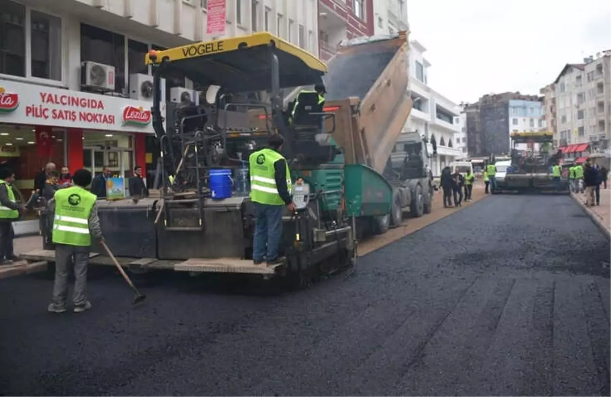 Fatsa Belediyesinin Sıcak Asfalt Çalışmaları