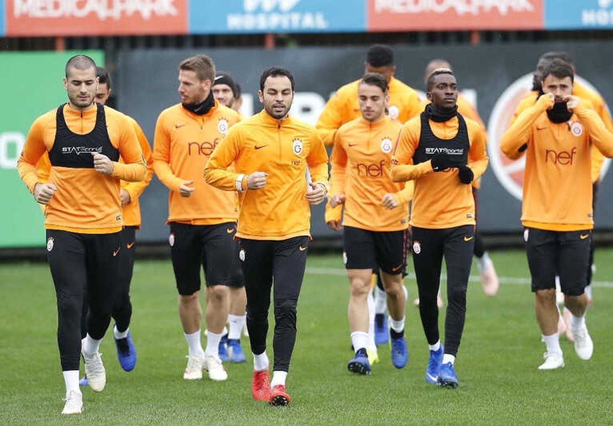 Galatasaray\'da Şampiyonlar Ligi Mesaisi Devam Etti