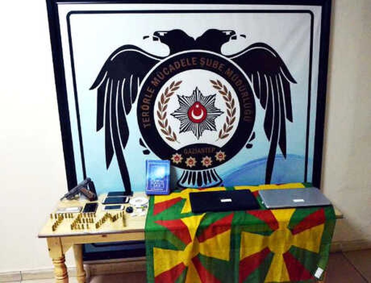 Gaziantep\'te Terör Örgütü PKK Operasyonu: 9 Gözaltı