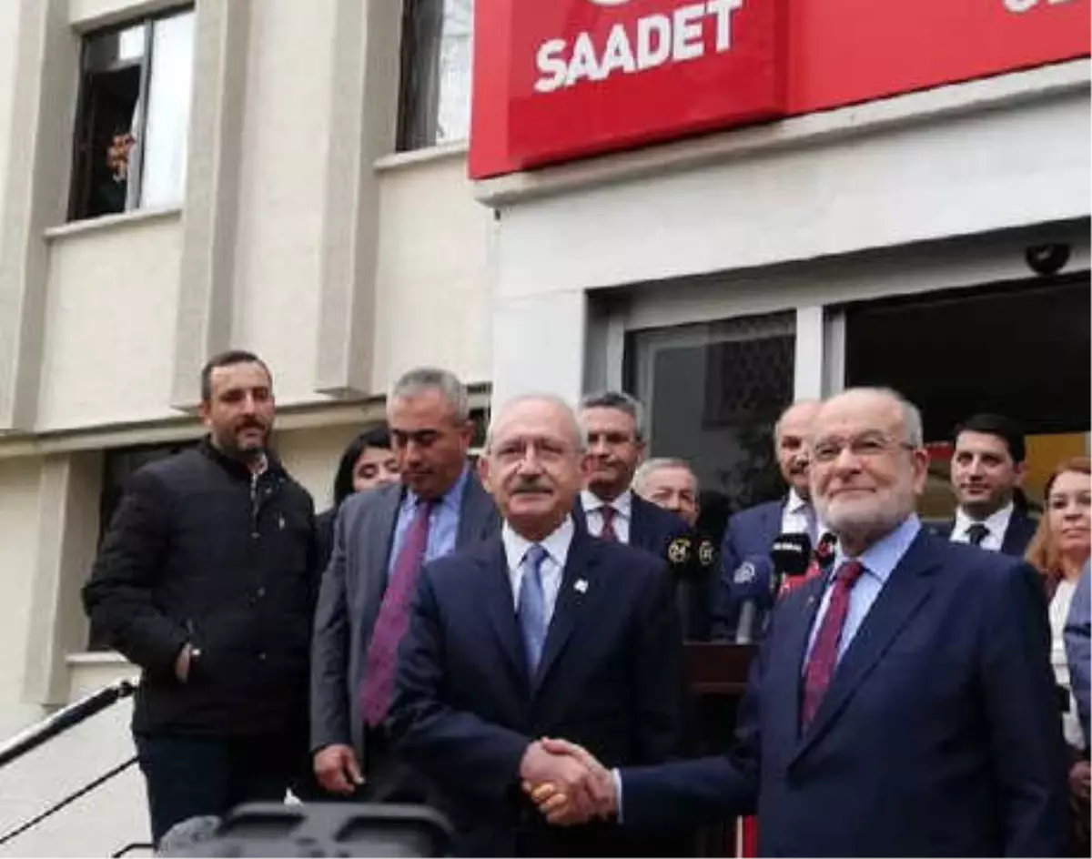 Kılıçdaroğlu ile Görüşen Karamollaoğlu: Yeri Geldiği Zaman Dirsek Teması Olabilir