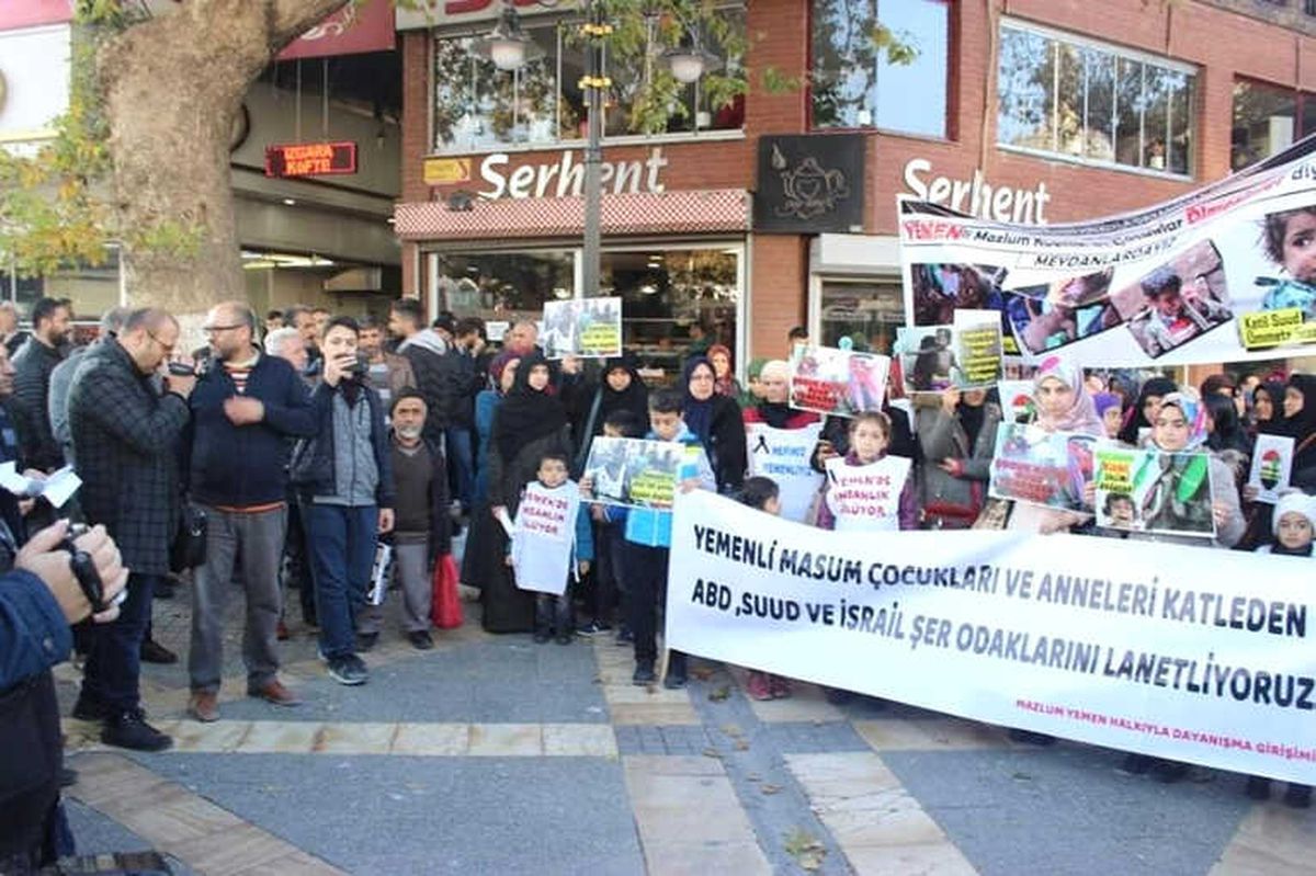 Malatyalı Anneler, Yemen\'deki Zulmü Protesto Etti