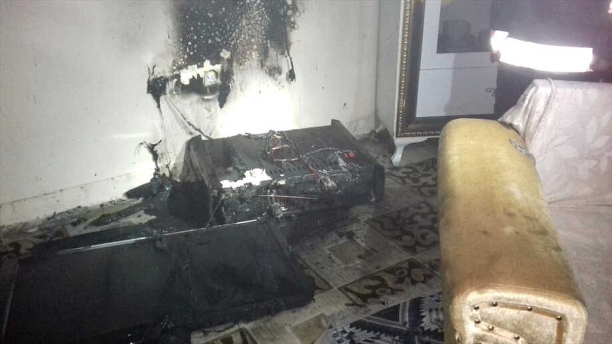 Şanlıurfa\'da Ev Yangını