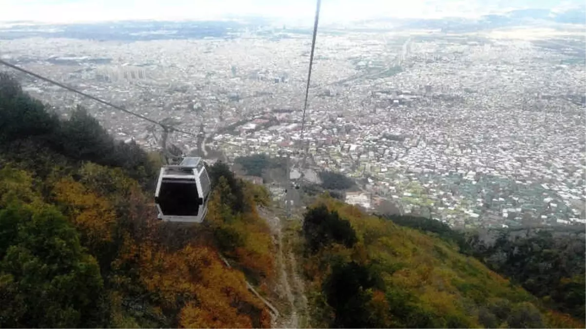 Teleferiğe Şiddetli Rüzgar Engeli