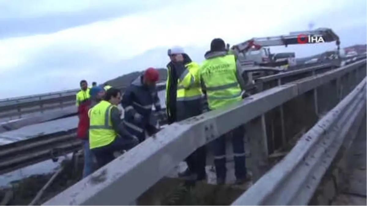 Beykoz\'da Bir Beton Mikseri Viyadükten Uçtu: 1 Ölü