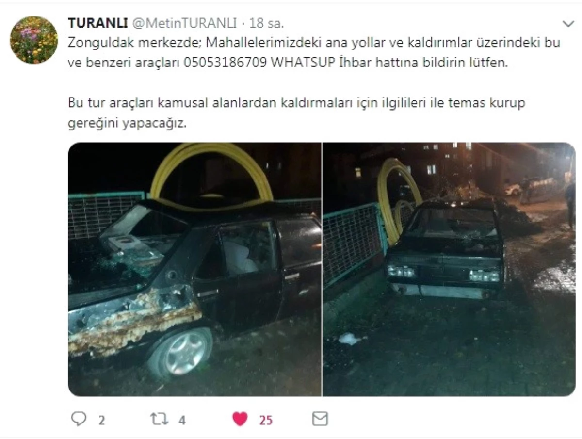 Emniyet Müdüründen Hurda Araç Uyarısı