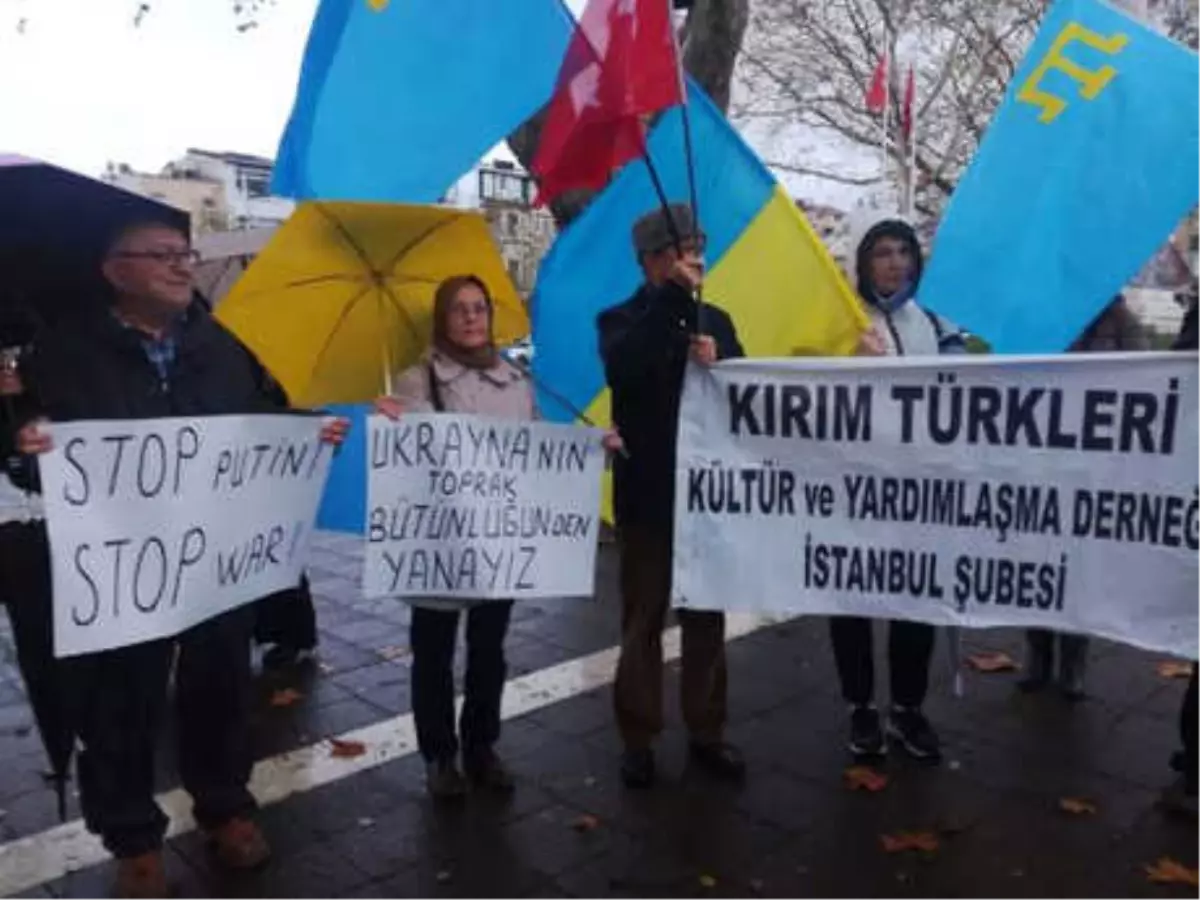 Kırım Türkleri\'nden Rusya Protestosu