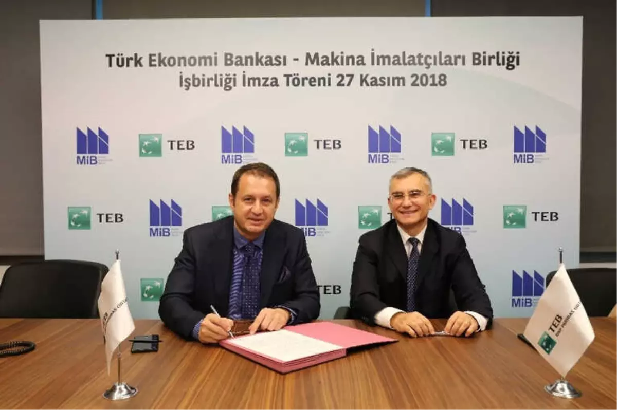 Makina İmalatçıları Birliği ve Teb\'ten İşbirliği