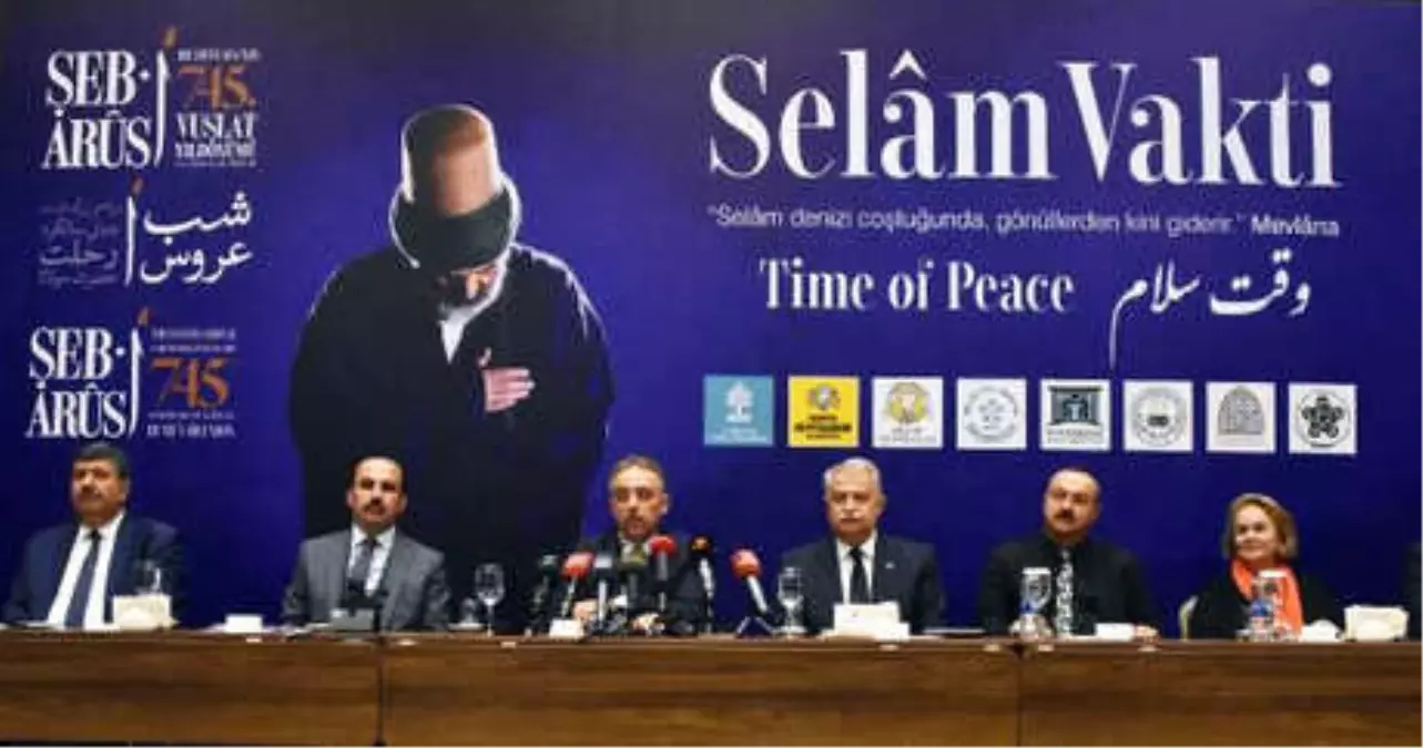Mevlana\'yı Anma Törenlerinin Sloganı; \'Selam Vakti\'