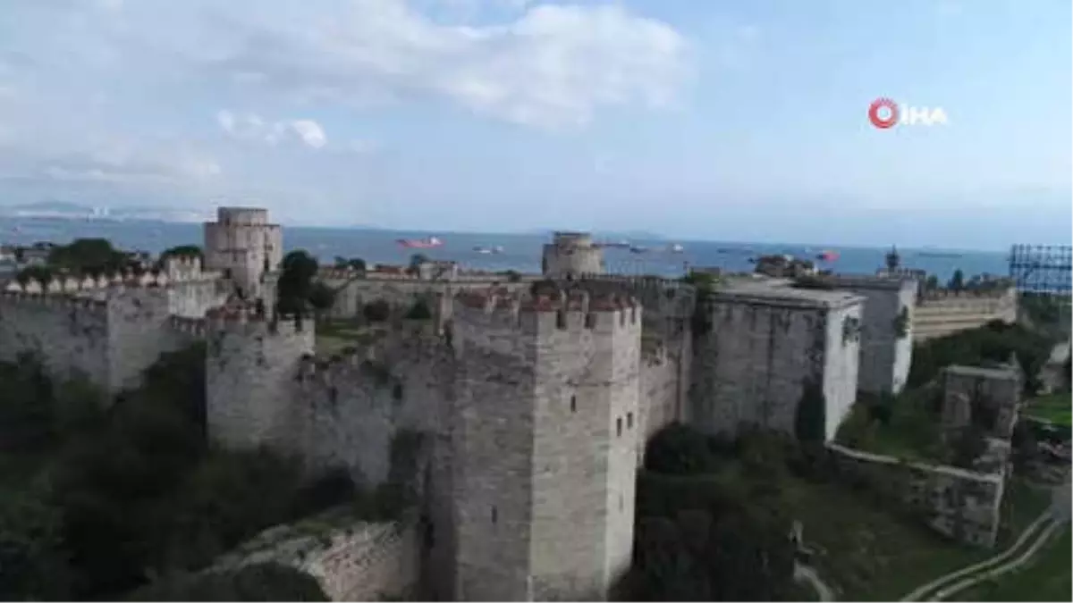 Yedikule Zindanları\'nın Son Durumu Havadan Görüntülendi