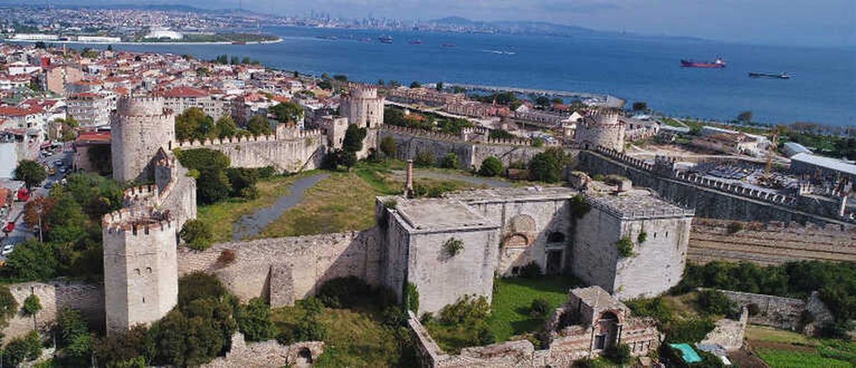 Yedikule Zindanlarının Son Durumu Havadan Görüntülendi