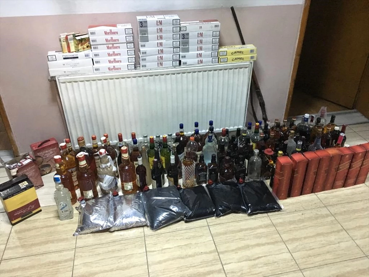 Zonguldak\'ta Kaçak İçki ve Sigara Operasyonu
